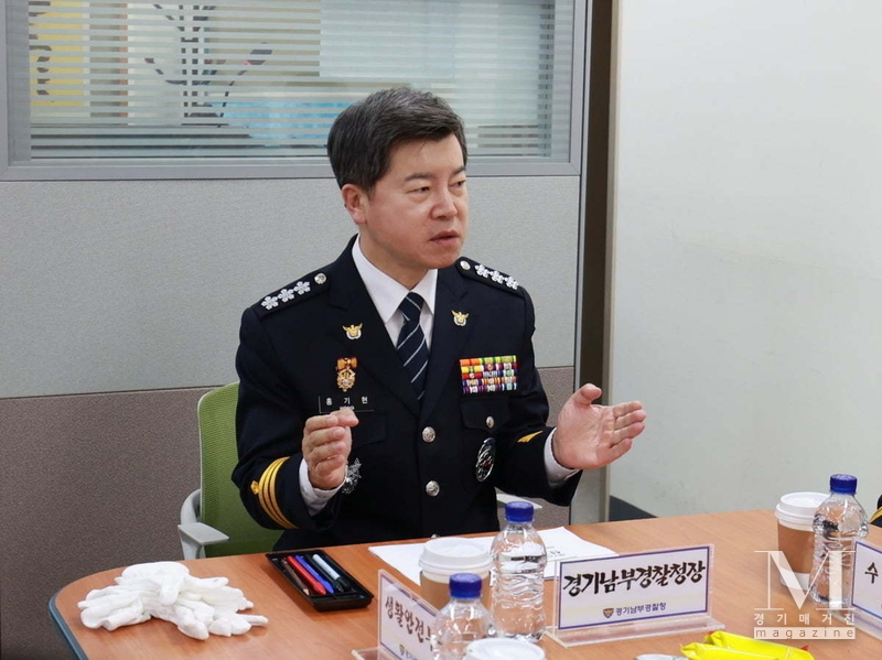 경기남부경찰청이 '24시간 선거범죄 대응 체계 구축'하며 금품수수 등 5대 선거범죄 집중 단속에 나선다.(사진=홍기현 경기남부경찰청장/경기남부경찰청 제공)