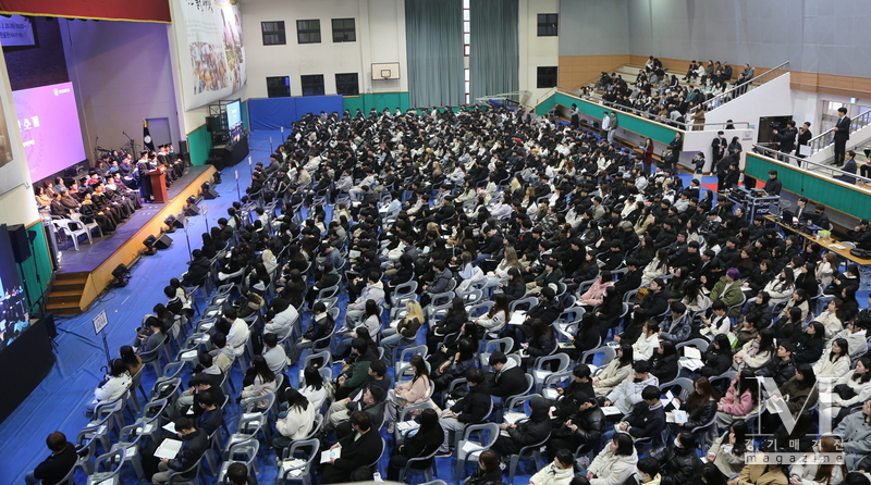 2024학년도 입학식 및 신입생 오리엔테이션이 진행되고 있다.(사진=한신대학교 제공)