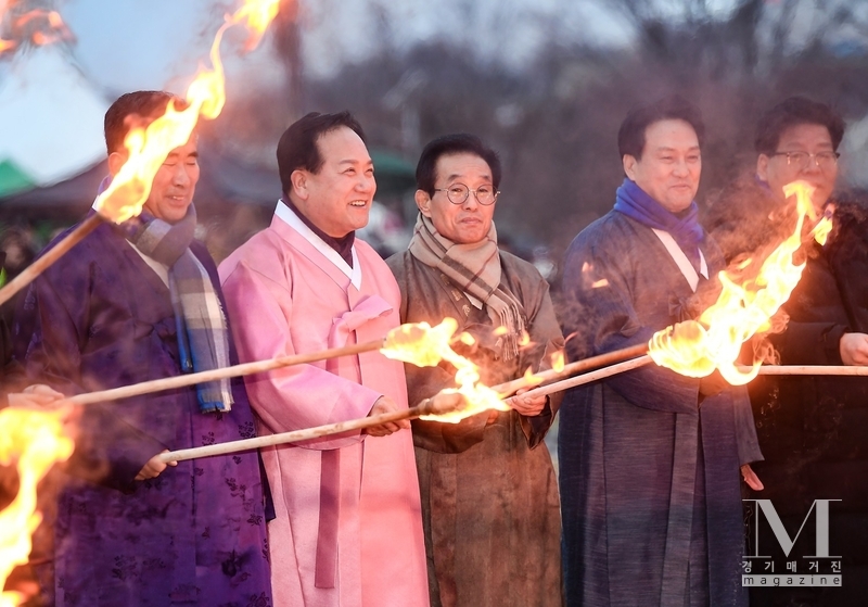 달집태우기 행사(사진=오산시 제공)