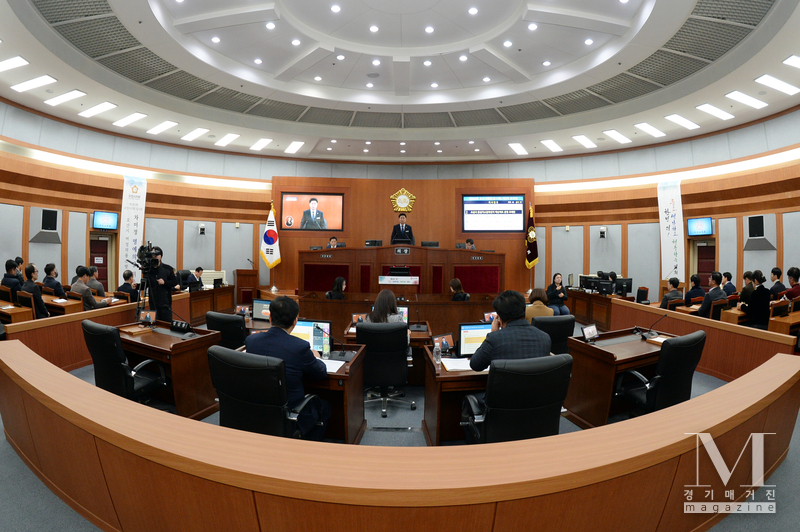 오산시의회, 제283회 임시회 폐회 모습(사진=오산시 의회 제공)