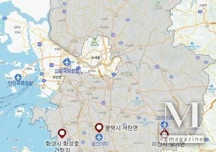 경기도 국제공항 유치 조례 폐지 논쟁(사진=경기도 국제공항 유치 지도)