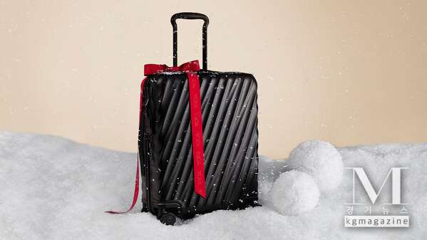 19 Degree Continental Expandable 4 Wheeled Carry-On in Black Textured