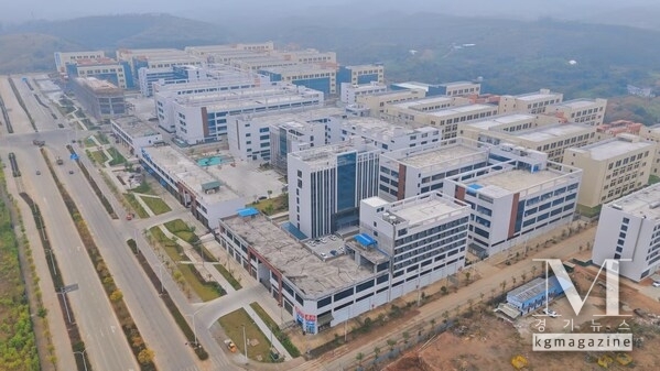 Photo shows the Mule textile and clothing industry park in Guiping which has been put into operation. (Provided by Lin Qiuyun)